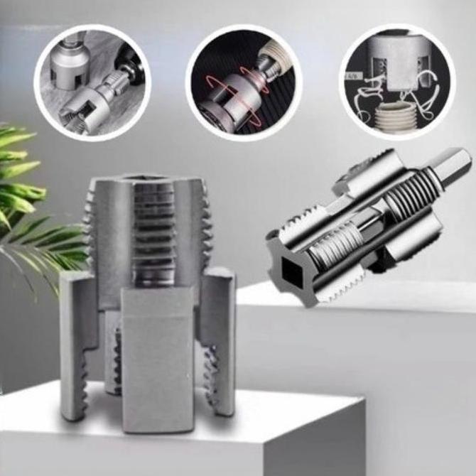 Alat Senai Pipa 4/6 Alat Bor Ulir Presisi/Pembuat Ulir Pipa PVC/Pemotong Ulir Listrik Baja  Serbagun