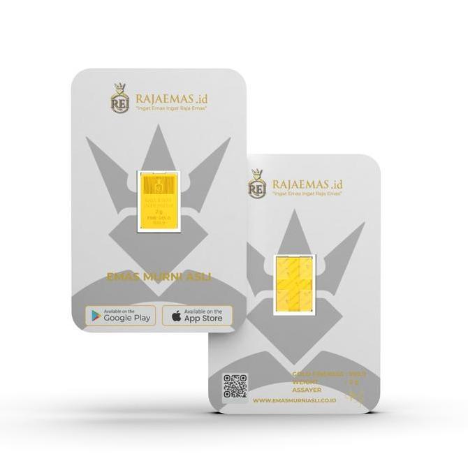 Mendasikarstore8 - Emas Murni Asli Emas Batangan 2 Gram Logam Mulia 24K Bersertifikat Asli