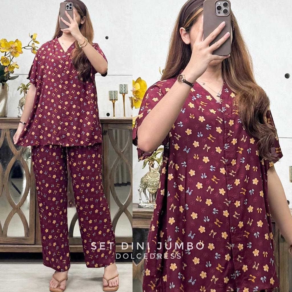 Setelan Celana Dolce Dini Piyama Motif By Dolce Dress