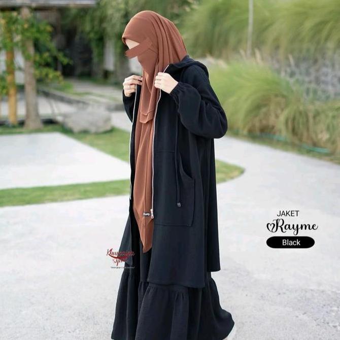 VOOLA JAKET MUSLIMAH JUMBO BY KHUMAIRA SYARI Outer Wanita Panjang