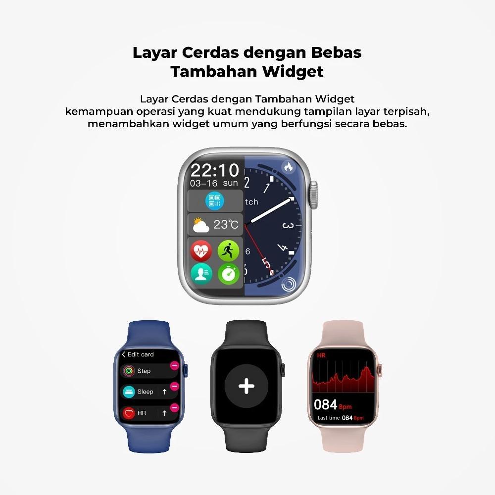 PROMO TERBARU [COD] APPLE SMARTWATCH SERIE S11 SMART WATCH 10 PRO MAX JAM PINTAR OLAHRAGA BLUETOOTH 