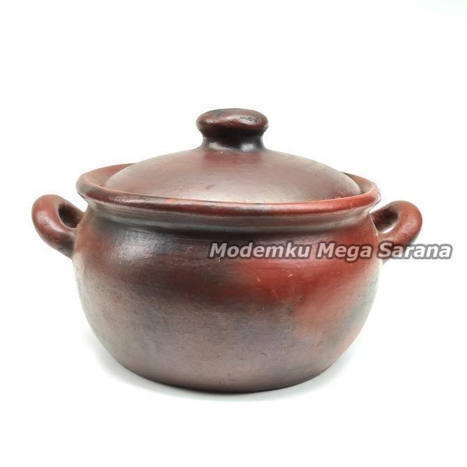 Cuci Gudang Pawon Gerabah | Panci Gerabah Tanah Liat Buat Masak Godok Jamu Rebus Panci Kendil Sayur 