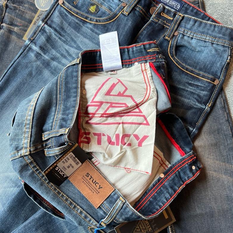 kualitas super celana jeans stucy denim regullerfit non stretch