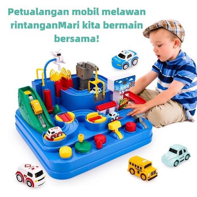 Mainan adventure car/Mainan Anak Car /Adventure Brain Game/Mainan brain game Manipulative Rescues Sq