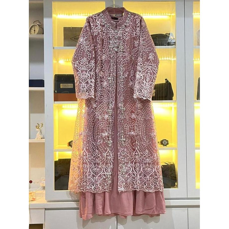 GAMIS ANDARI / GAMIS PESTA / GAMIS MODERN / GAMIS TERBARU gamis alika design 2025