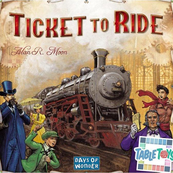 Promo Ticket To Ride USA MAP Original Board Game | Boardgame Diskon