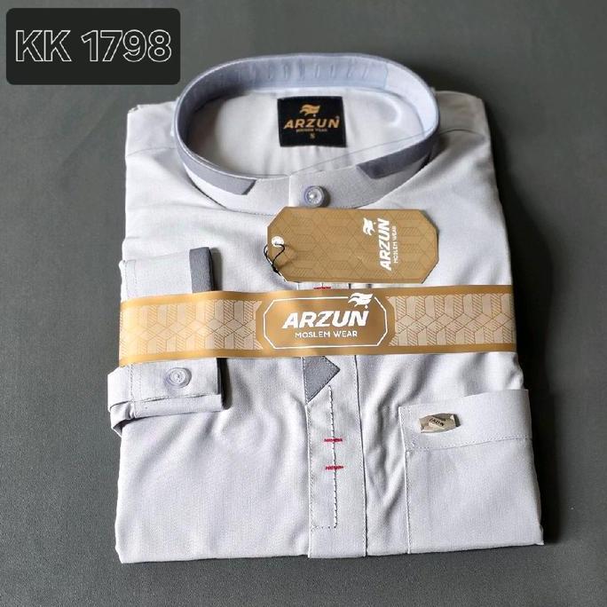 KEMKO ARZUN PREMIUM LENGAN PANJANG MOTIF TERBARU | KEMKO PRIA MODERN MOSLEM WEAR KOKO LEMBUT MUSLIM 