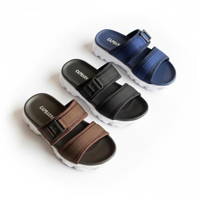 Termurah / Hot Sale Capharnaum [Psd 201 Kids] Sandal Anak Laki-Laki/ Sandal Anak Cowok Ban 2 Distro/