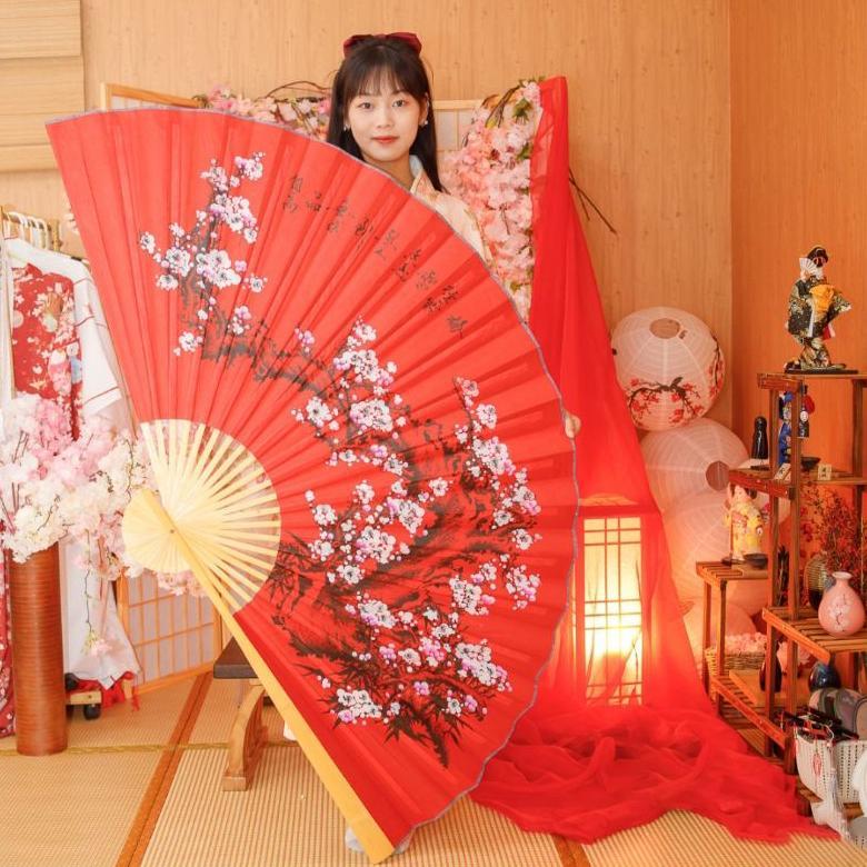 Diskon Imlek Kipas big size / kipas besar / pajangan kipas imlek