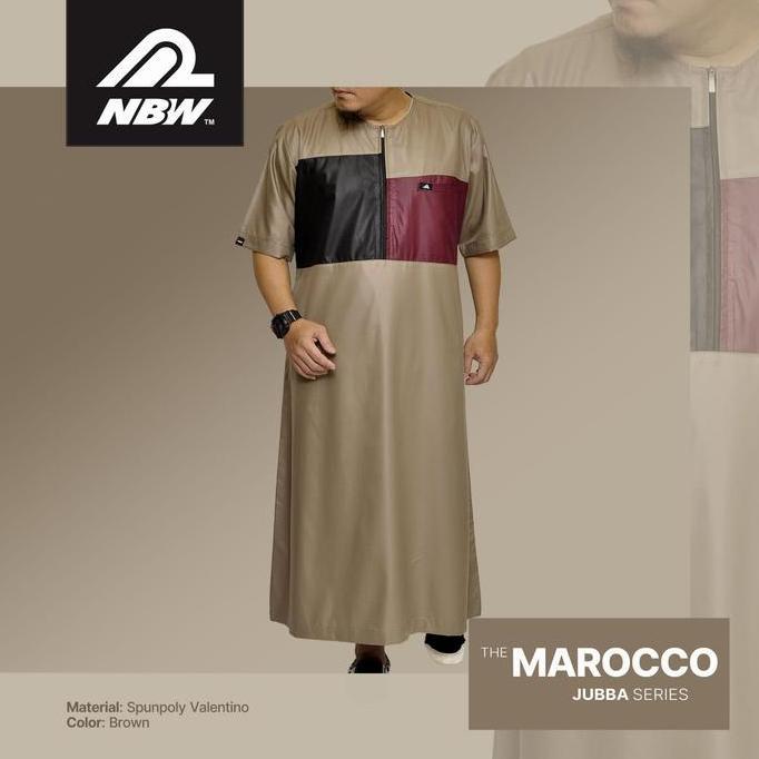 Baju Gamis Jubah Pria Casual Tanpa Kerah XXL Keren
