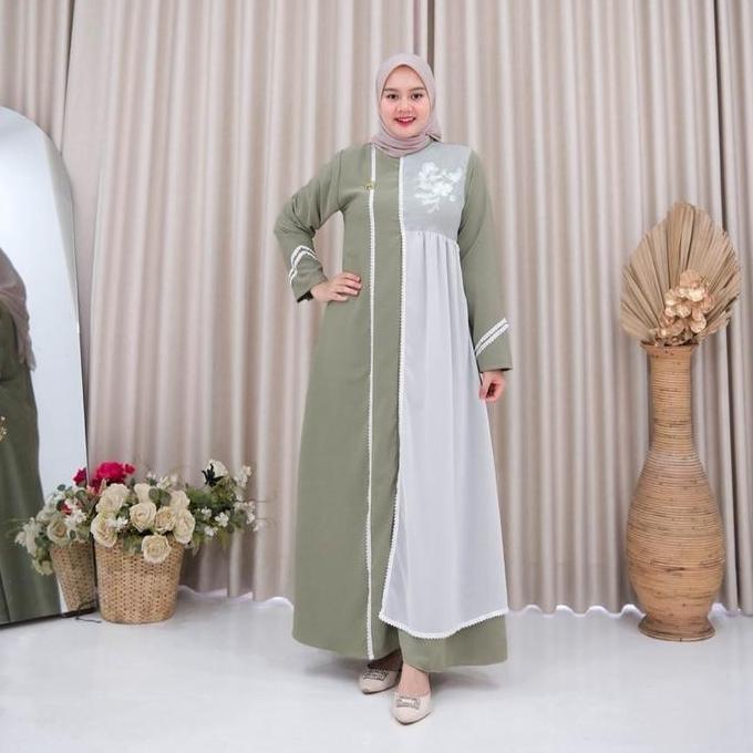 Gwenza - Larissa  Gamis Dewasa - Muslim Wanita