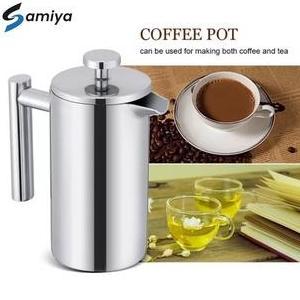 french press coffee stainless / french press espresso maker stainless / coffee tea maker stainless