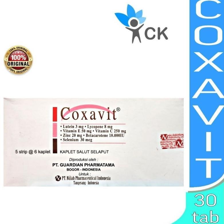 COXAVIT BOX ISI 30 antioksidan dan vitamin daya tahan tubuh