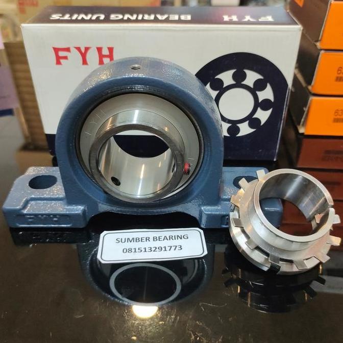 pillow Block bearing UKP 209 FYH komplit dengan adapter