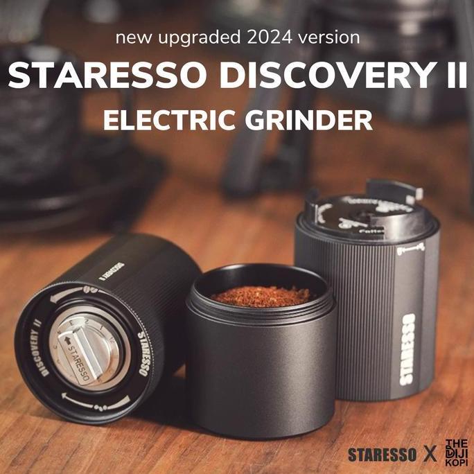 TERBARU - Grinder Kopi Staresso Discovery II D6E Electric Coffee Grinder Mini