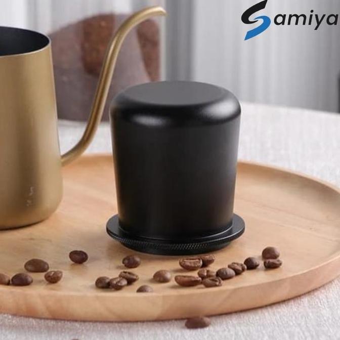 alumunium dosing cup coffee powder portafilter tempat bubuk biji kopi