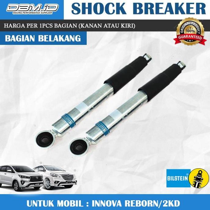 Promo Shock Bilstein B6 Silver Toyota Innova Belakang/Fortuner TRD DBM.ID Diskon