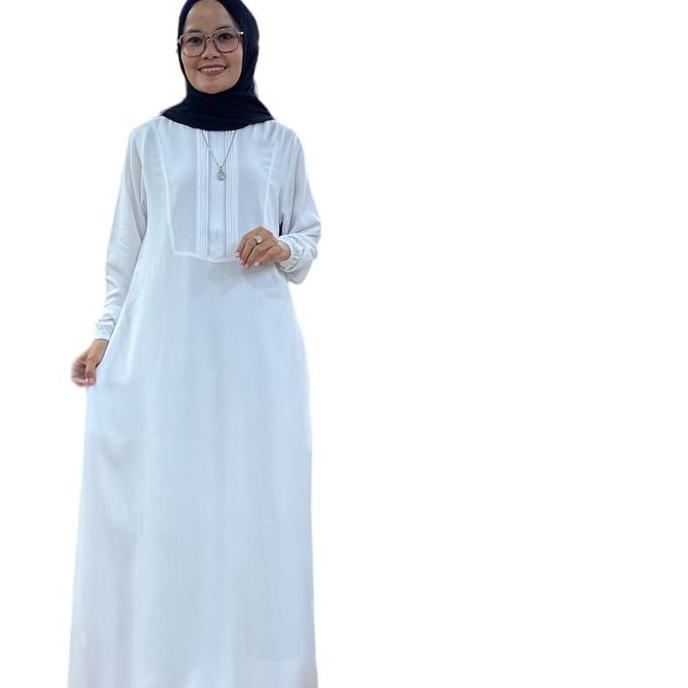 GAMIS POLOS RAYON/GAMIS PUTIH IBU
