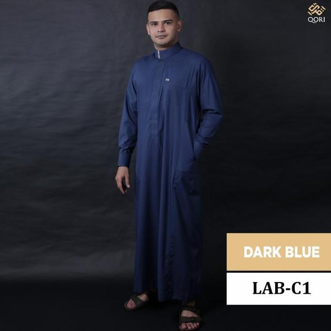 Qori Apparel Jubah / Gamis Premium Labid (Lengan Manset) LAB-2 BSize