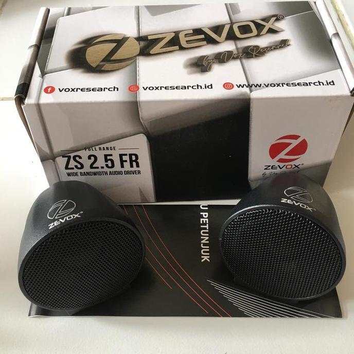 Promo Fullrange Zevox zs 2.5 FR , speaker fullrange 2.5 inch dengan housing Diskon