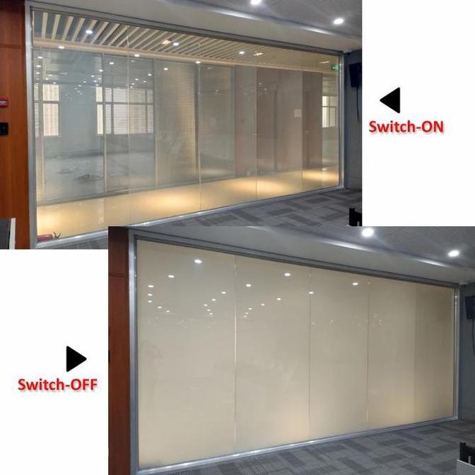 Smart Film PDLC untuk Smart Glass lembaran per setengah meter persegi