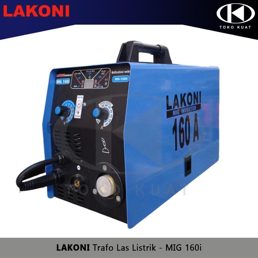 Mesin Trafo Las inverter Listrik LAKONI MIG 160i 160A MMA / MIG gasless tanpa gas