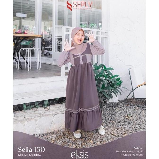 Gamis Sarimbit SEPLY EKSIS 238 Gamis Seragam Keluarga Gamis Couple Lebaran Termurah