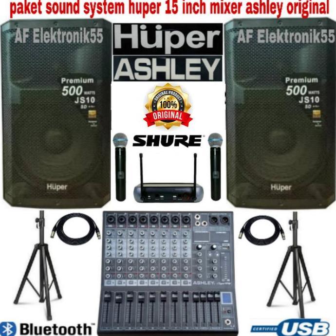 Paket Sound System Speaker Huper 15 Inch Untuk Outdoor Atau Indoor Ori terlaris