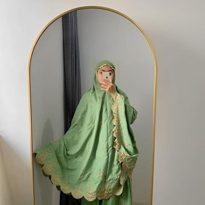 Mukena Gracella Katun Dewasa Bordir
