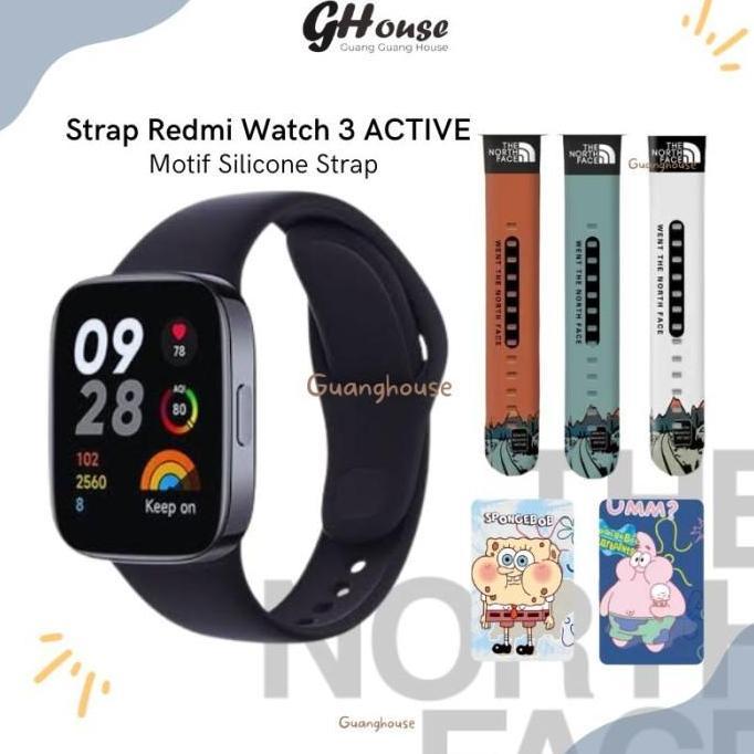 Strap Redmi Watch 3 ACTIVE Motif Silikon Tali Redmi Watch 3 ACTIVE