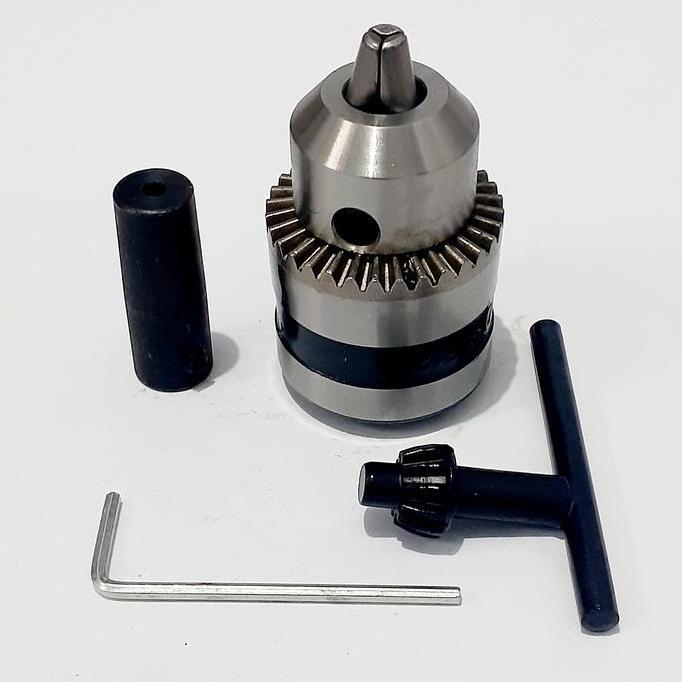 Powerx- Chuck B12 Dan Arbor Connector Ke As 5Mm Bisa Untuk Motor Dc 775