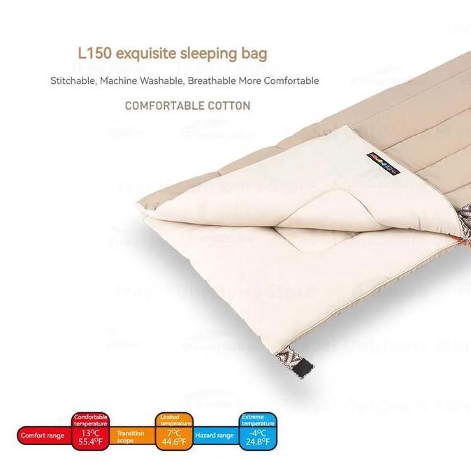 Sleeping Bag Envelope Cotton Naturehike NH20MSD05 terlaris