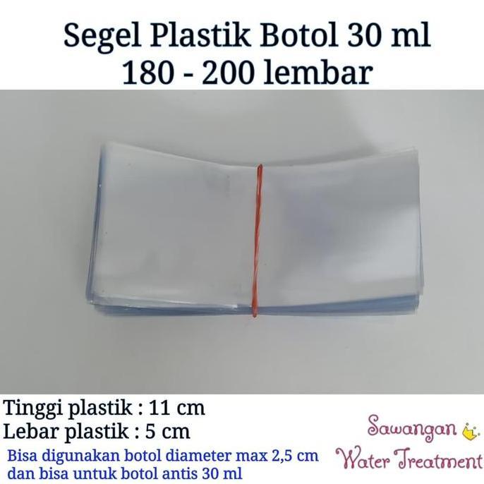 Orgnzr- Segel Plastik Botol 30 Ml / Plastik Shrink Botol 30 Ml / Segel Botol