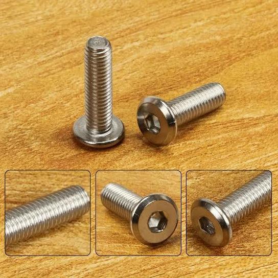 Yukbisa- Baut Jcbc / Furniture / Konektor / Jcbc Stainless M8 X 20Mm Pitch 1.0