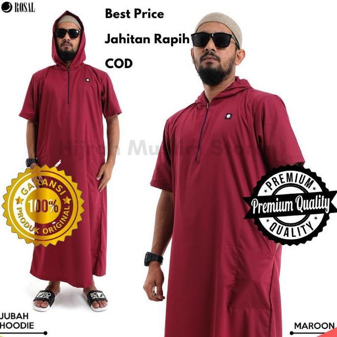 Jubah Gamis Pria/Jubah Pria Muslim/Busana Muslim Pria/ Baju Jubah Pria