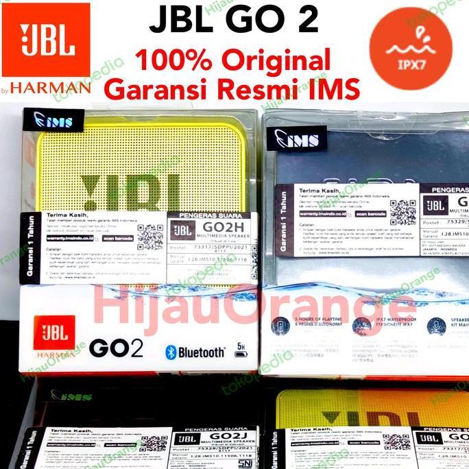 Original JBL Go 2 Garansi Resmi IMS Bluetooth Speaker Salon Speker terlaris