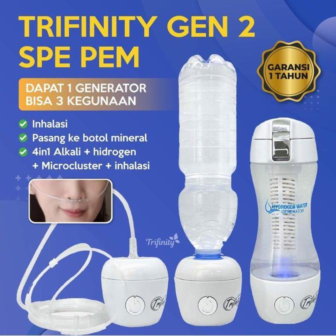 davindakar54 - botol hidrogen antioksidan alkali inhalasi inhaler trifinity generasi2