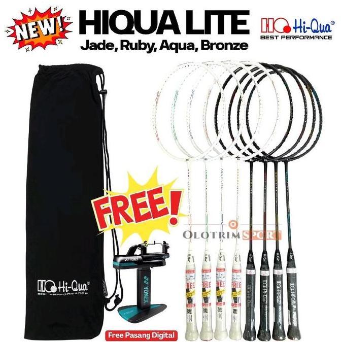 Lansungkirim- Raket Badminton Hiqua Lite 32Lbs Original