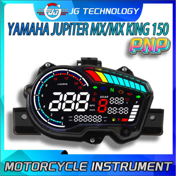 Untuk Yamaha Jupiter MX/MX King 150 V1 Speedometer Motor Digital Plug and Play Assy Meter Digital