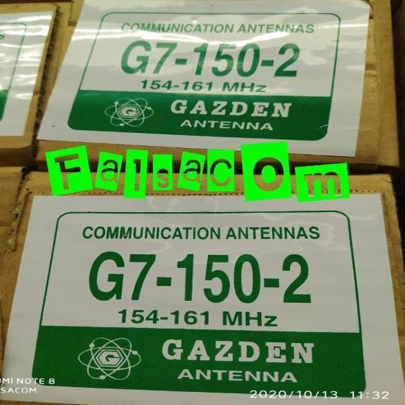 Gazden G7 150-2 154-161Mhz HT/Rig Antena terlaris