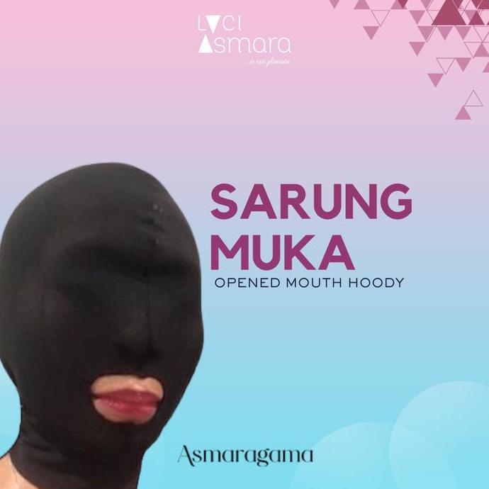Promo Asmaragama Sila Mesh Open Mouth Hood Mask Soft Bondage Diskon