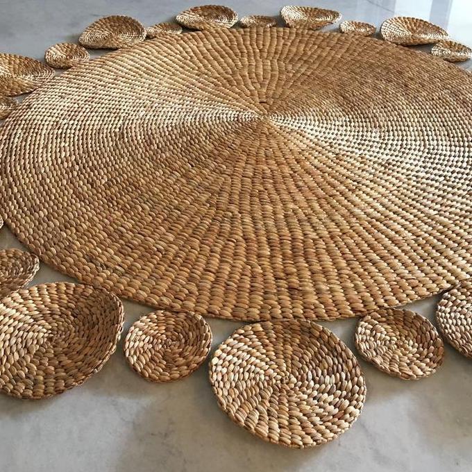 Karpet Eceng Gondok, Karpet Enceng Gondok, Karpet Natural Alami Etnik