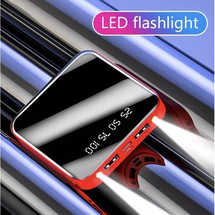 Lansungkirim- Lentiven 20000Mah Mini Powerbank Mirror Screen Digital Display Powerbank 10001-20000 M