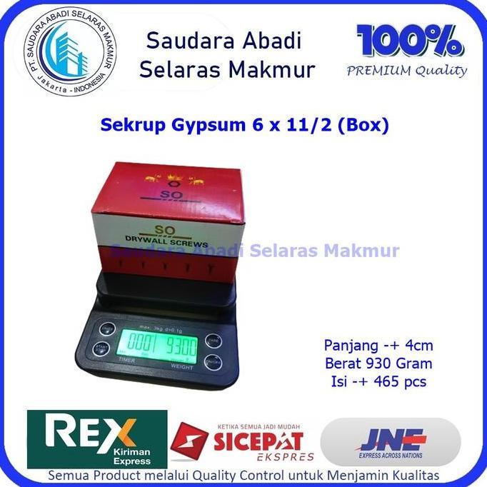 Yukbisa- Sekrup Gypsum / Skrup Gypsum So 6X1 11/4 11/2 2
