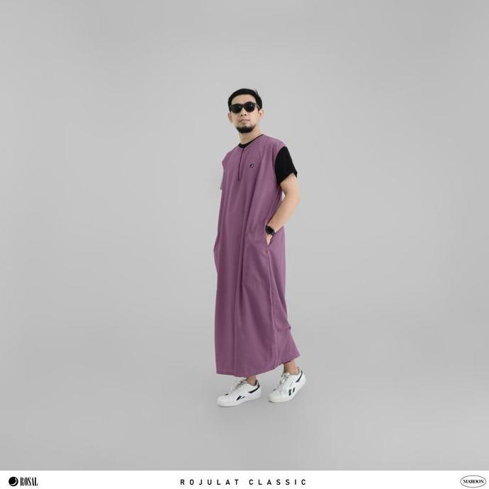 jubah rompi gamis rompi pria rojulat classic rosal rompi jubah sholat outer sholat