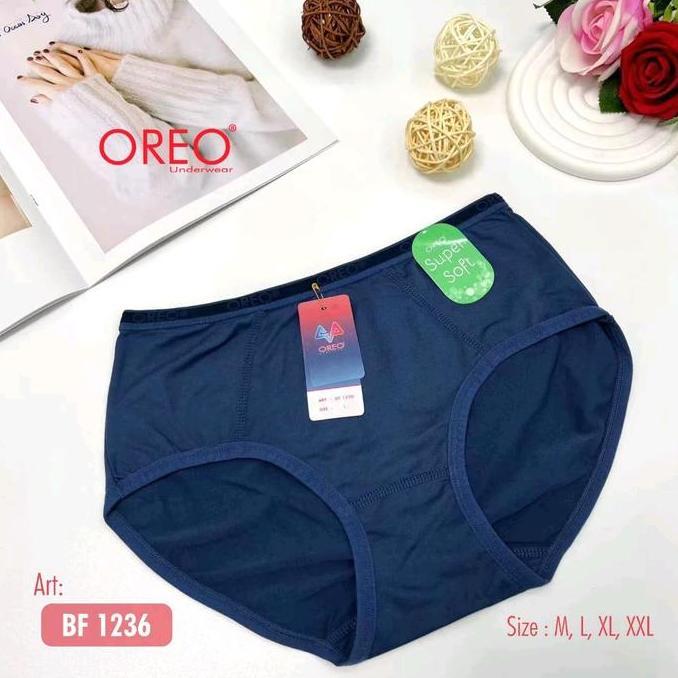 LUSINAN(3,6&12pcs) CELANA DALAM OREO||CD OREO 1236 SUPERSOFT Nyaman