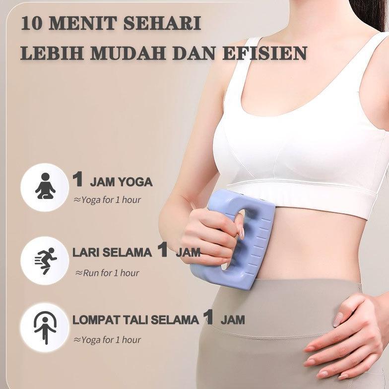 BEST SELLER GOBOOX MULTIFUNGSI ALAT PIJAT ELEKTRIK MASSAGE RING BELT PORTABLE ALAT PEMBAKAR LEMAK PE