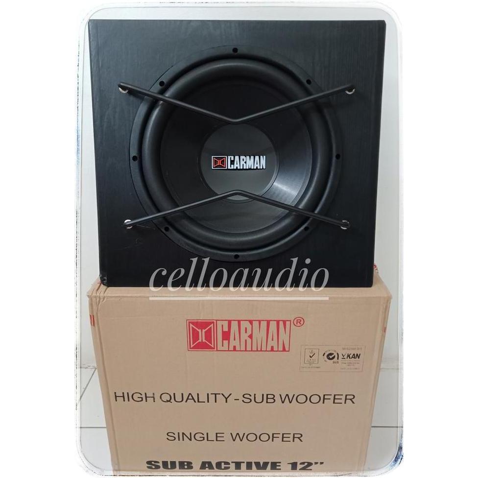 Subwoofer Aktif 12 Inch Carman CM-1211 Bassbox Subwoofer terlaris
