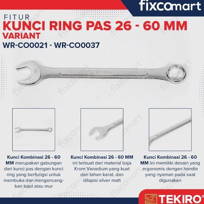 Powerz- Tekiro Kunci Ring Pas 46 Mm