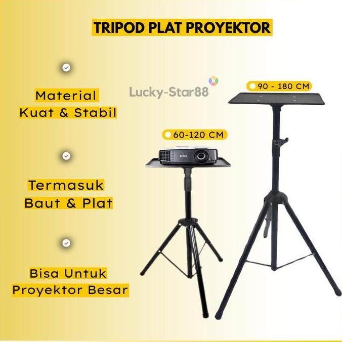Tripod Proyektor Meja | Standing Tripod Projector | Tripod Proyektor